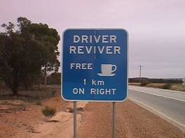 Dont Drive Tired sign