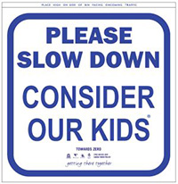 Please Slow Down, Consider Our Kids