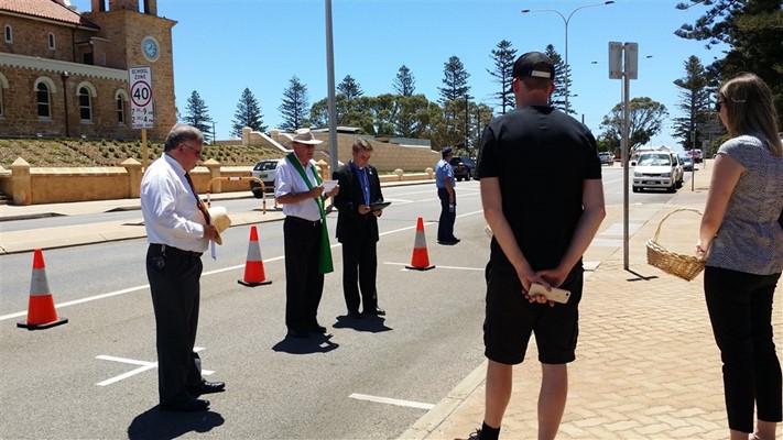 Road Ribbon for Road Safety - City of Greater Geraldton Blessing of