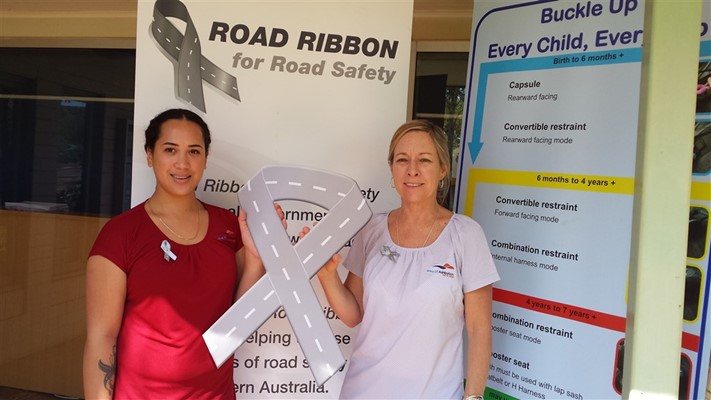 Road Ribbon for Road Safety - Ashburton road ribbon - Annie West and