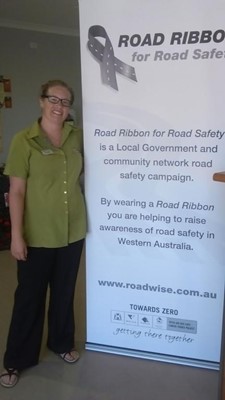 View Road Ribbon for Road Safety campaign 2014