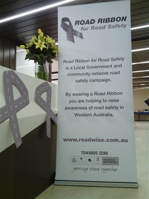 Road Ribbon for Road Safety - WALGA Road Ribbon display 2014