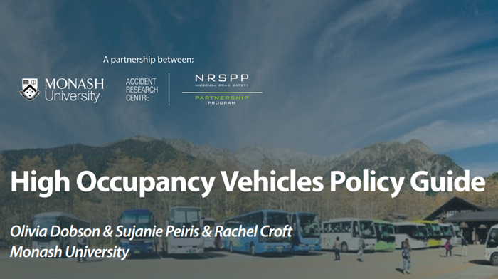 New High Occupancy Vehicles Policy Guide for Local Governments.